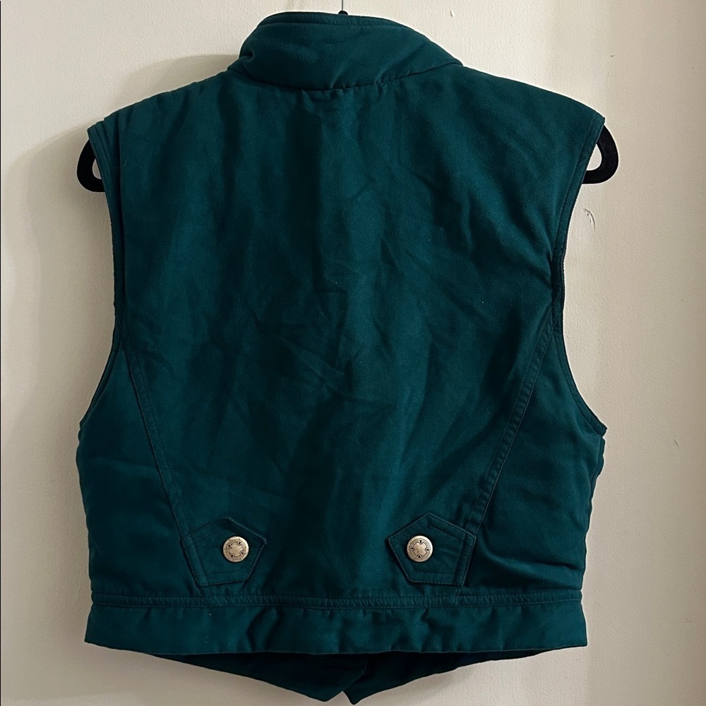 NILS Resort Collection Vest Women’s size 8 USA vintage teal - Picture 5 of 5